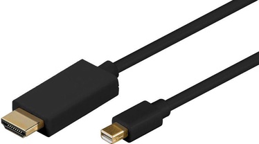 Кабель MicroConnect Mini DisplayPort, HDMI, 5 м, черный
