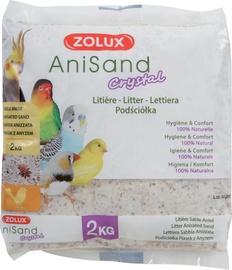Smiltis Zolux AniSand Crystal 146340, maziem papagaiļiem, 2 kg