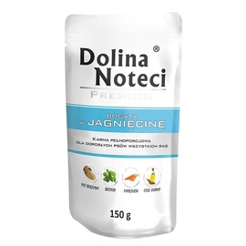Mitrā barība (konservi) suņiem Dolina Noteci & Piper Premium, jēra gaļa, 0.15 kg