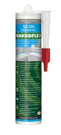 Silikons Makroflex SX 101 Sanitary Silicone, 300 ml, balta