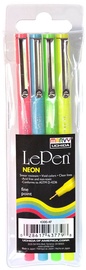 Lodīšu pildspalva Marvy Le Pen Neon, daudzkrāsains, 4 gab.