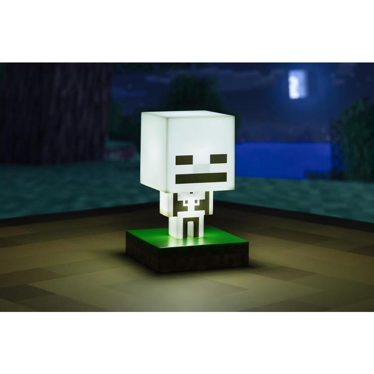 Светильник Paladone Minecraft Skeleton Icon, многоцветный