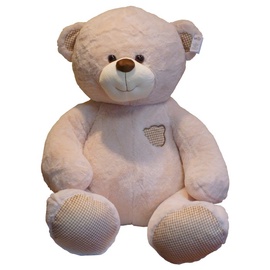 Mīkstā rotaļlieta Tulilo Oktawian Teddy Bear, krēmkrāsa, 75 cm