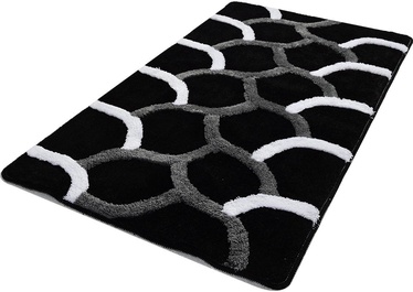 Vannas istabas paklājs Foutastic Elegant 359CHL1963, balta/melna/pelēka, 120 cm x 70 cm