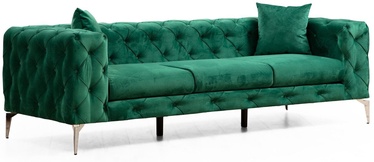 Диван Hanah Home Como, зеленый, 90 x 237 см x 73 см