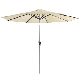 Садовый зонт от солнца Songmics Patio Umbrella, 300 см, бежевый