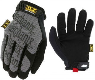 Рабочие перчатки перчатки Mechanix Wear Original MG-08-010, искусственная кожа, черный/серый, L, 2 шт.