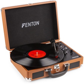 Патефон Fenton RP115F, коричневый, 2.5 кг