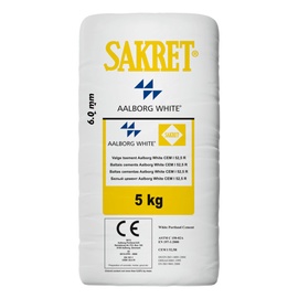 Белый цемент Sakret, 52.5 N, 5 кг