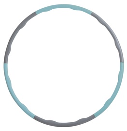 Hula hoop vingrošanas riņķi Schildkrot Fitness Fitness-Hoop, 1000 mm, 1.2 kg, zila/pelēka