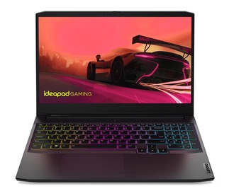 Portatīvais dators Lenovo IdeaPad Gaming 3 15ACH6, 5600H, 8 GB, 512 GB, 15.6 ", Nvidia GeForce RTX 3050 Ti, melna