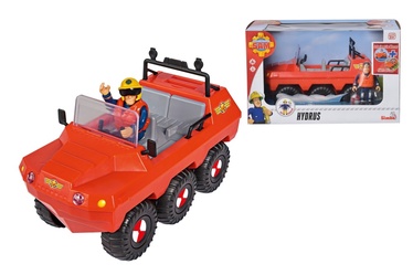 Bērnu rotaļu mašīnīte Simba Fireman Sam Hydrus 109252572038, sarkana