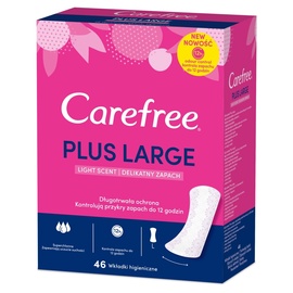 Higiēniskie ieliktnīši Carefree Plus Large, Large, 46 gab.