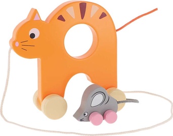 Attīstošās rotaļlietas Trefl Cat With Mouse 443756, oranža/pelēka