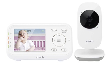 Мобильная няня VTech VM 3255, белый, 2.8″ (поврежденная упаковка)