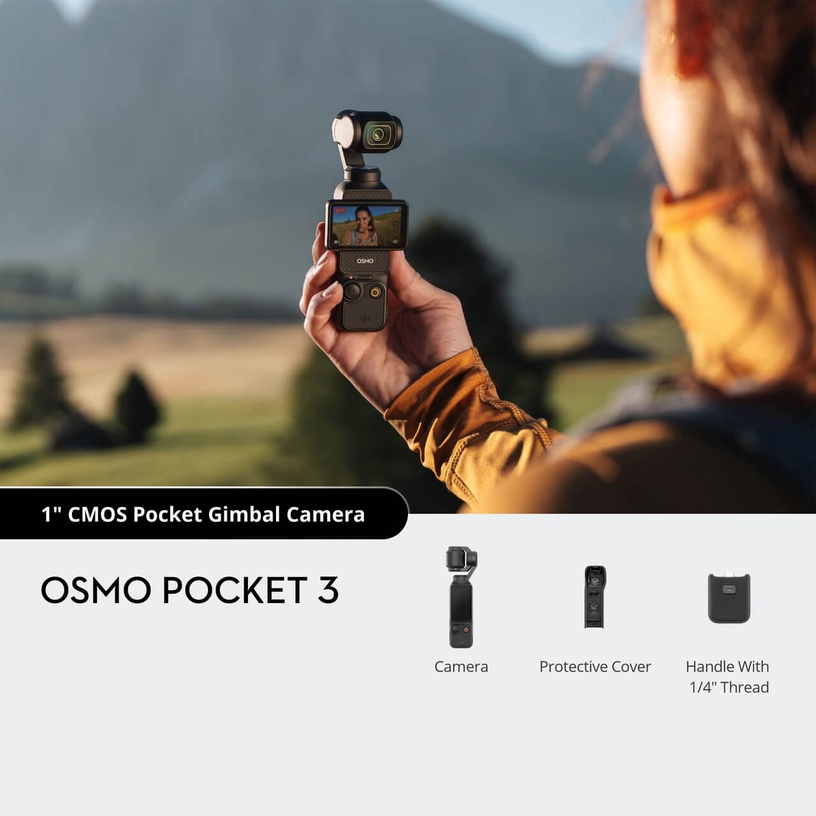 Экшн камера DJI Osmo Pocket 3, черный