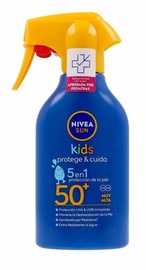 Sprejs saules aizsardzībai Nivea Kids Protect & Care SPF50, 270 ml