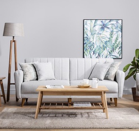 Dīvāns Hanah Home Aqua Set, krēmkrāsa, 82 x 210 cm x 85 cm