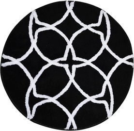 Vannas istabas paklājs Foutastic Bonne 359CHL1699, balta/melna, 90 cm x 90 cm