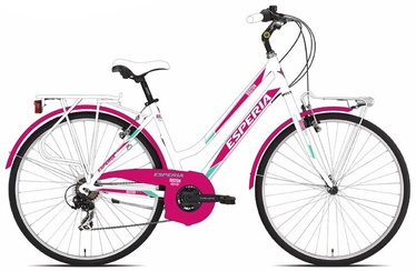 Jalgratas Esperia Monviso 4400, noorukite, valge/roosa, 24"