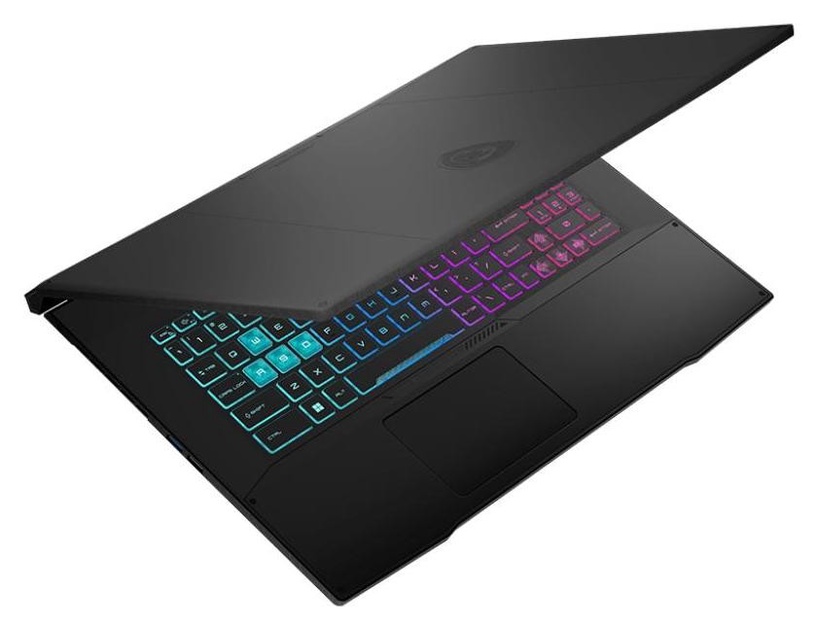 Sülearvuti MSI Katana 17, Intel® Core™ i7-12650H, 16 GB, 512 GB, 17.3 ", RTX 3050, must, en