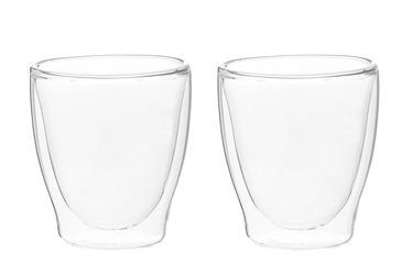 Glāžu komplekts Maku Double Walled 335031, borsilikāta stikls, 0.2 l, 2 gab.