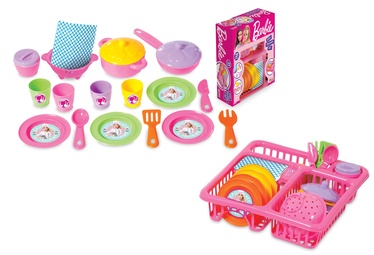 Rotaļu virtuves piederumi Dede Barbie Dish Drainer Set 60432