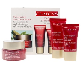 Sejas kopšanas līdzekļu komplekts sievietēm Clarins Essential Care To Replenish & Fight The Look Of Wrinkles, sievietēm