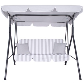 Садовые качели Springos Luna GS0022, светло-серый, 110 см x 170 см x 150 см