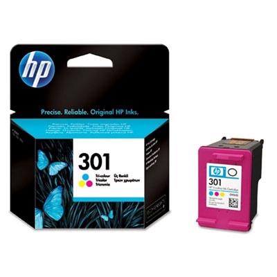 Картридж для струйного принтера HP 301, многоцветный, 3 мл