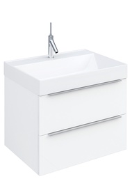 Vannitoakapp valamuga Fackelmann Malaga White 50, valge, 44.7 cm x 50.1 cm x 43 cm