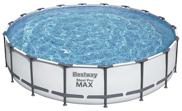 Bassein Bestway Steel Pro Max 380048, valge/hall, 5490x1220 mm, 23062 l