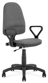 Krēsls Bravo, 59 x 56 x 96 - 108 cm, melna/pelēka