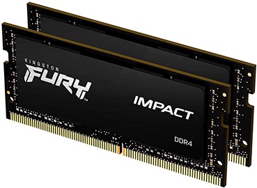 Operatīvā atmiņa (RAM) Kingston Fury Impact KF426S16IBK2/64, DDR4, 64 GB, 2666 MHz