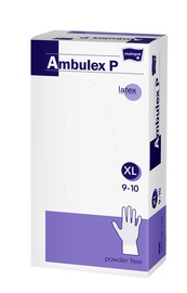 Перчатки Matopat Ambulex Latex, неопудренные, XL, 100 шт.