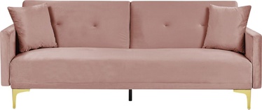 Dīvāns Shumee Lucan, rozā, 91 x 191 cm x 75 cm