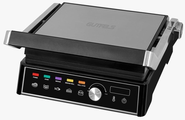Elektrigrill Gutfels KG 8101, must/roostevaba teras, 2000 W (kahjustatud pakend)