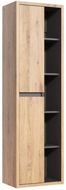Vannitoakapp Hakano Dropy High Cabinet, tamm/grafiit, 33 cm x 50 cm x 170 cm