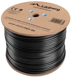 Laidas Lanberg UTP Cat.5e, 305 m, juoda