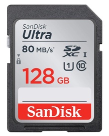 Atmiņas karte SanDisk Ultra, 128 GB