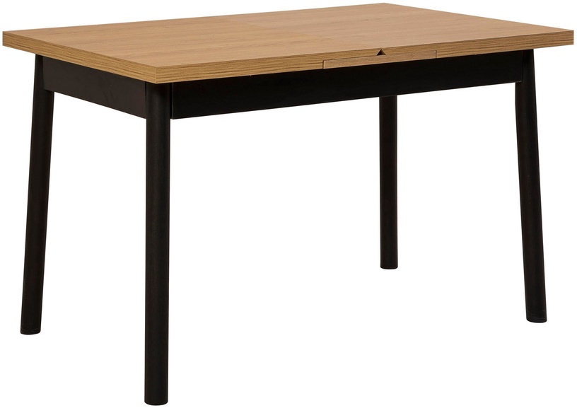 Ēdamistabas komplekts Kalune Design OLV-AC-TK19, melns/koka