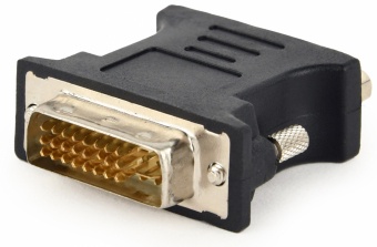 Adapteris Gembird DVI-A to VGA VGA Male, DVI female, juoda