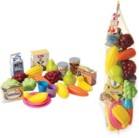 Parduotuvės žaislai, maisto prekių rinkinys Dede 60429, įvairių spalvų