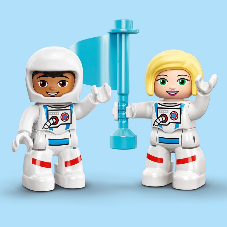 Konstruktors LEGO DUPLO Pilsēta Kosmosa kuģa misija 10944, 23 gab.