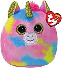 Mīkstā rotaļlieta TY Boo - Fantasia Squirrel, daudzkrāsains, 10 cm