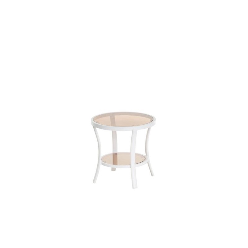 Välimööbli komplekt 4Living Alpha, valge/kreemjasvalge, 2 istekohta