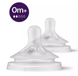 Пустышка для бутылочки Philips Avent Natural Response, 0 мес., прозрачный
