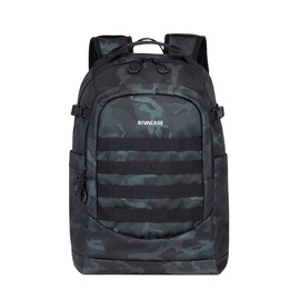 Рюкзак для ноутбука Rivacase 7631 navy camo 28L Rucksack, черный/темно-серый/темно-синий, 28 л, 15.6″