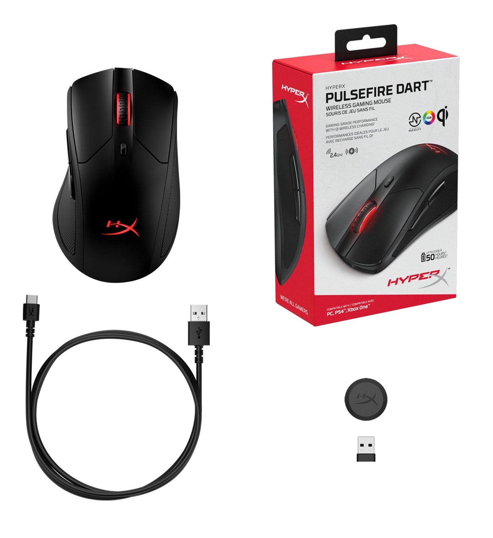 hyperx pulsefire dart wireless mouse