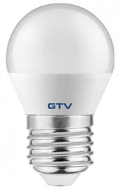 Светодиодная лампочка GTV LED, теплый белый, E27, 6 Вт, 520 лм